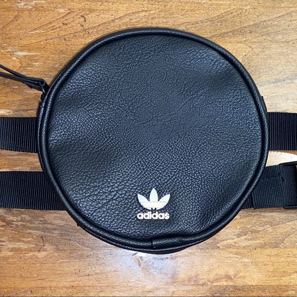 ADIDAS FAUX LEATHER WAIST PACK